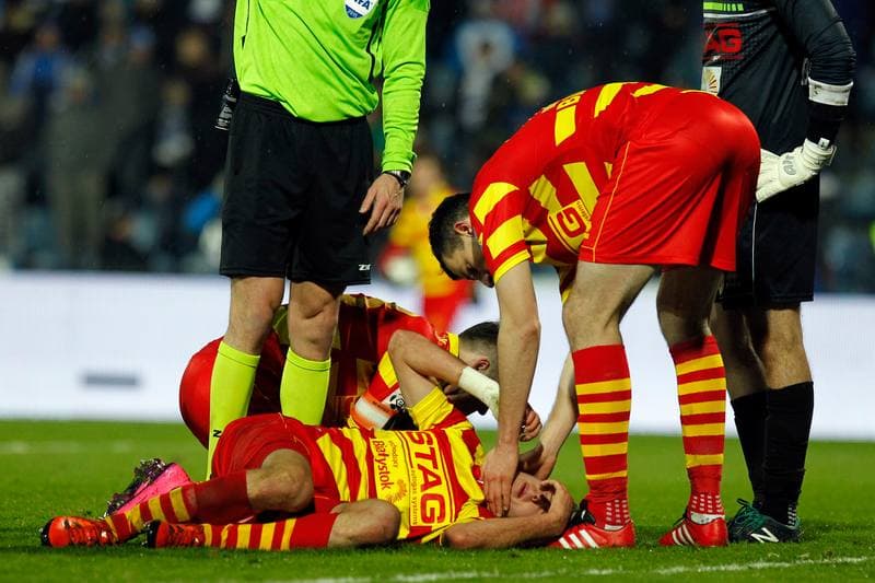 Football. T-Mobile Ekstraklasa. Ruch Chorzow - Jagiellonia Bialystok. 09.11.2014
