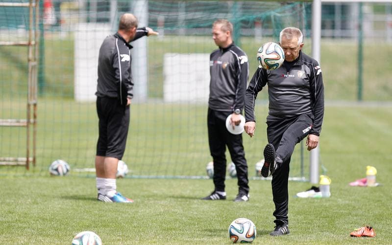 Football. Zaglebie Sosnowiec. Training. 25.06.2015