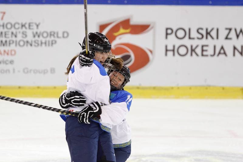 Ice Hockey. Women's World Championship. Kazakhstan - Italy. 14.04.2017