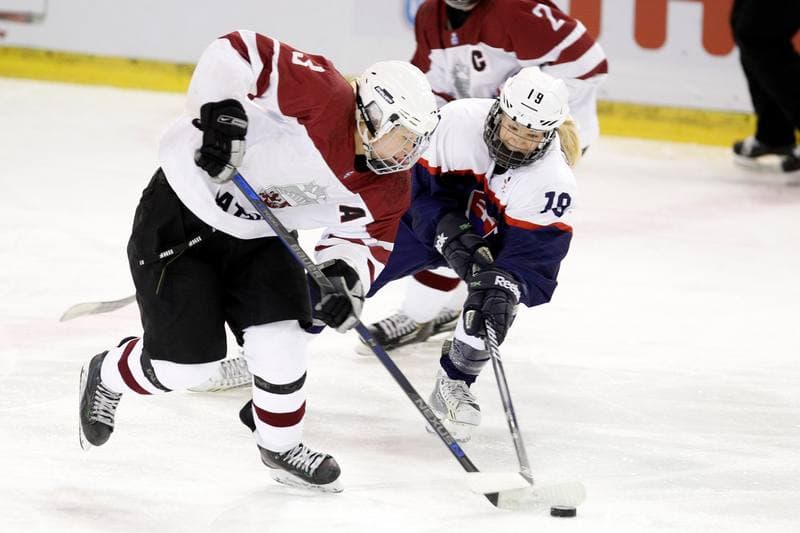 Ice Hockey. Women's World Championship. Slovakia - Latvia. 14.04.2017