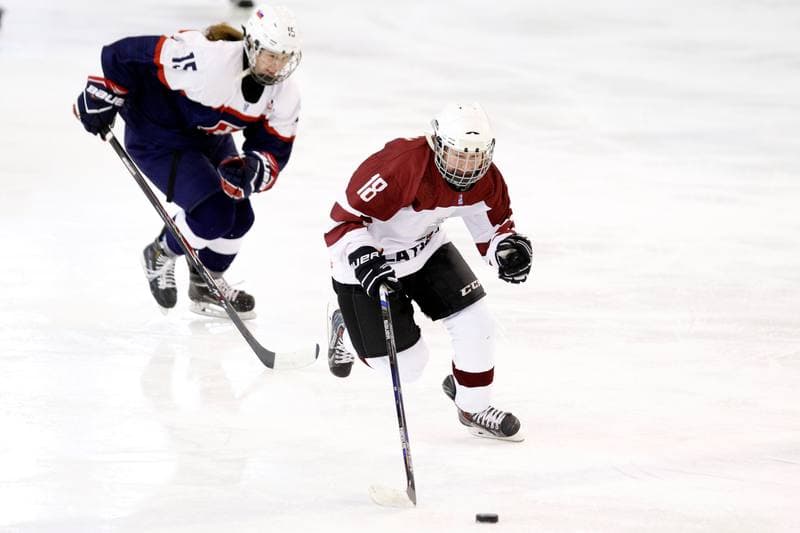 Ice Hockey. Women's World Championship. Slovakia - Latvia. 14.04.2017