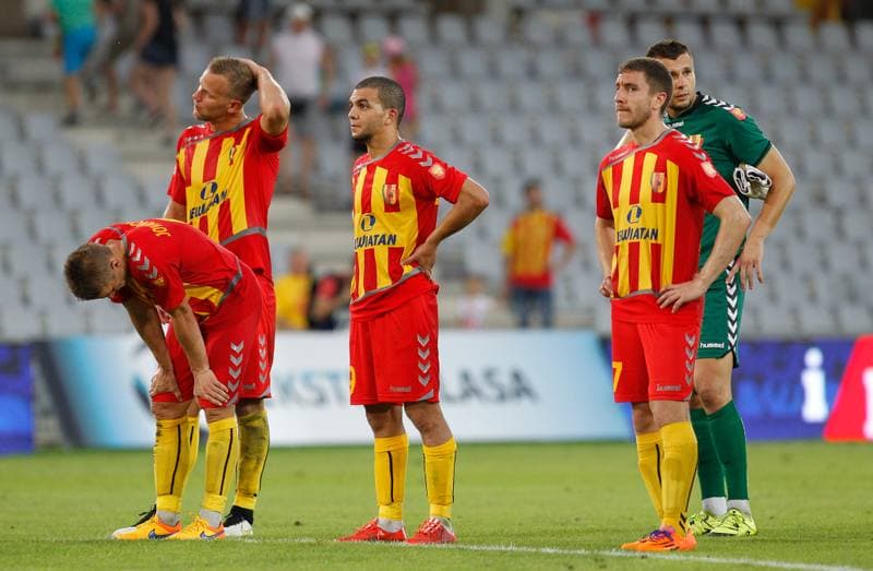 Football. PKO BP Ekstraklasa. Korona Kielce - Cracovia Krakow. 14.08.2015