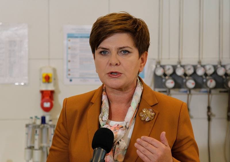 Beata Szydlo. Main Mining Institute. Press Conference. 05.10.2015