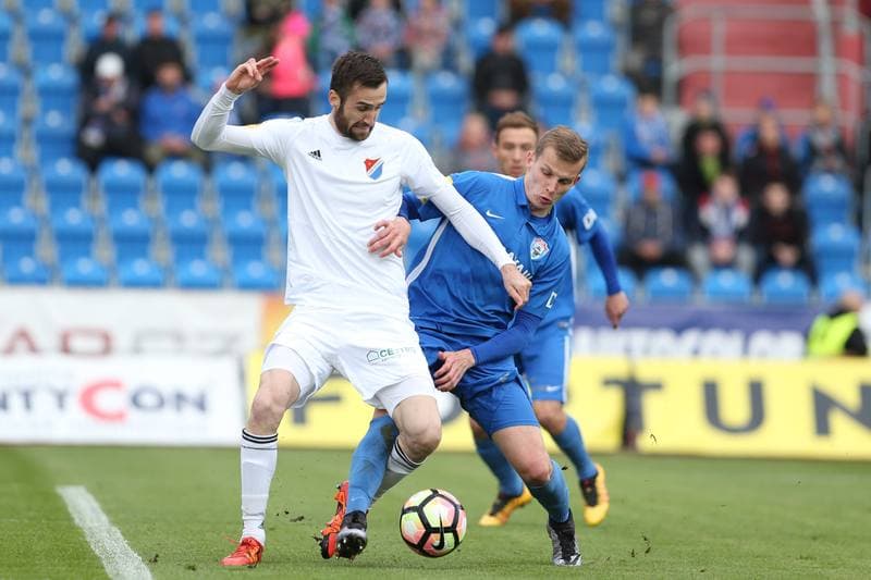 Football. Fortuna Narodni Liga. MFK Vitkovice - Banik Ostrava. 10.05.2017