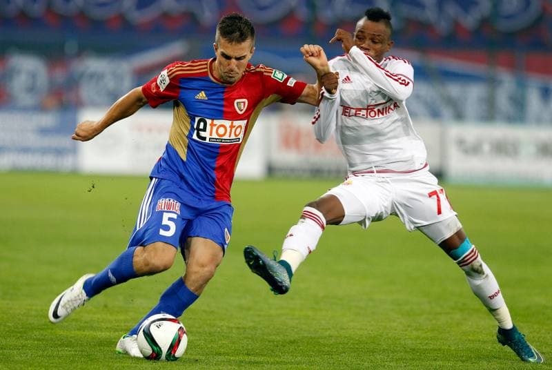 Football. PKO BP Ekstraklasa. Piast Gliwice - Wisla Krakow. 03.10.2015