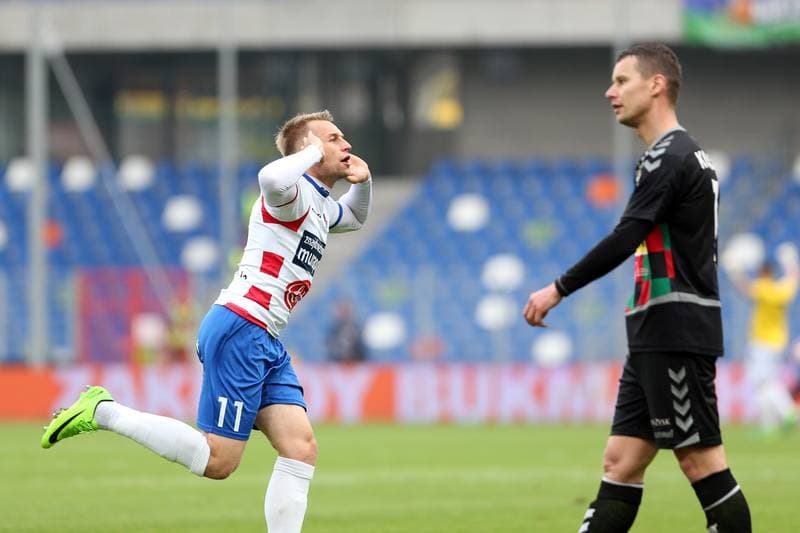 Football. Nice I Liga. Podbeskidzie Bielsko-Biala - GKS Tychy. 13.05.2017