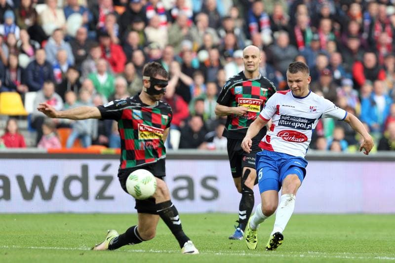 Football. Nice I Liga. Podbeskidzie Bielsko-Biala - GKS Tychy. 13.05.2017