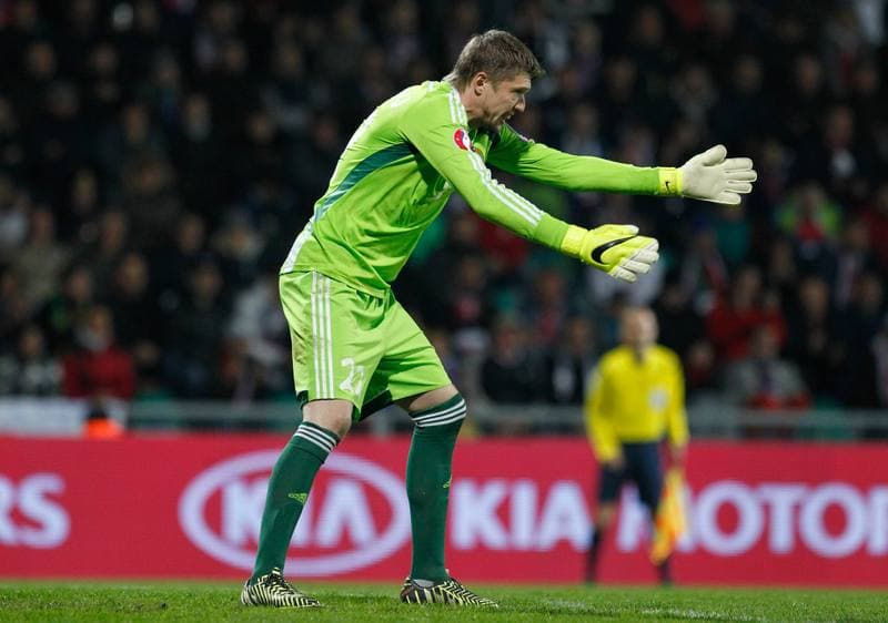 Football. UEFA Euro Qualifiers. Slovakia - Belarus. 09.10.2015