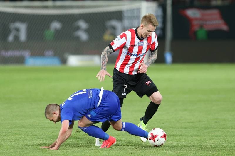 Football. Lotto Ekstraklasa. Cracovia Krakow - Ruch Chorzow. 19.05.2017
