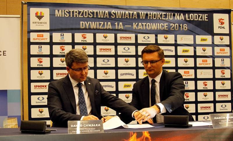 Ice Hockey. Poland. Press Conference. 02.11.2015