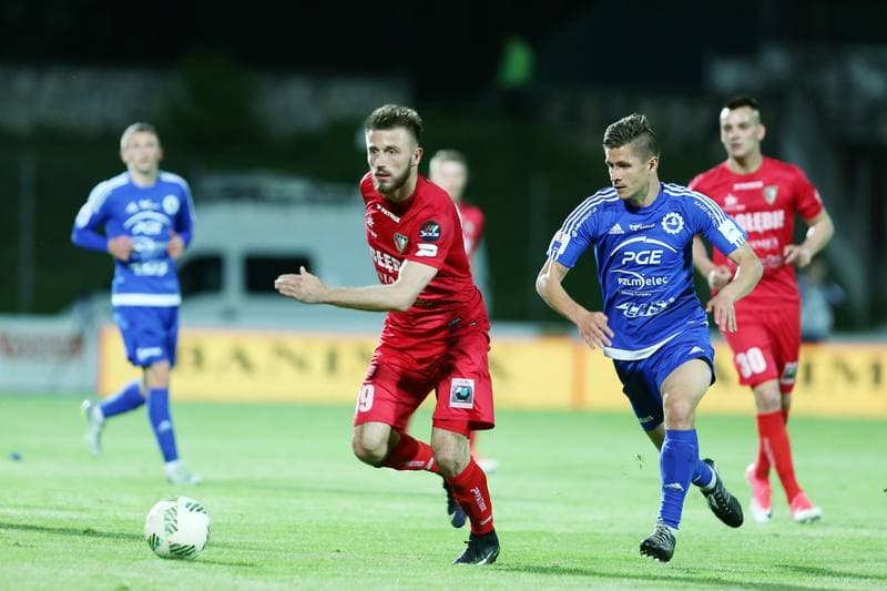 Football. Nice I Liga. Zaglebie Sosnowiec - Stal Mielec. 21.05.2017