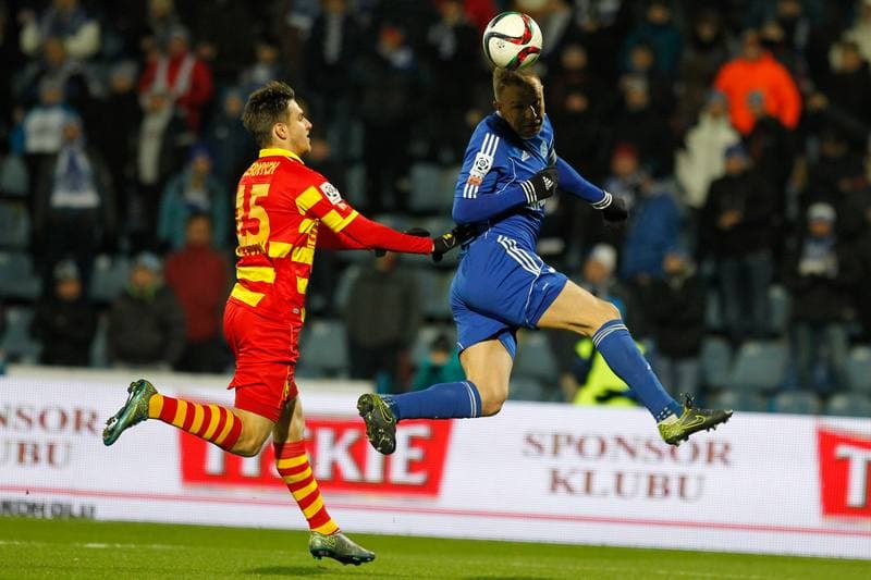 Football. T-Mobile Ekstraklasa. Ruch Chorzow - Jagiellonia Bialystok. 09.11.2014