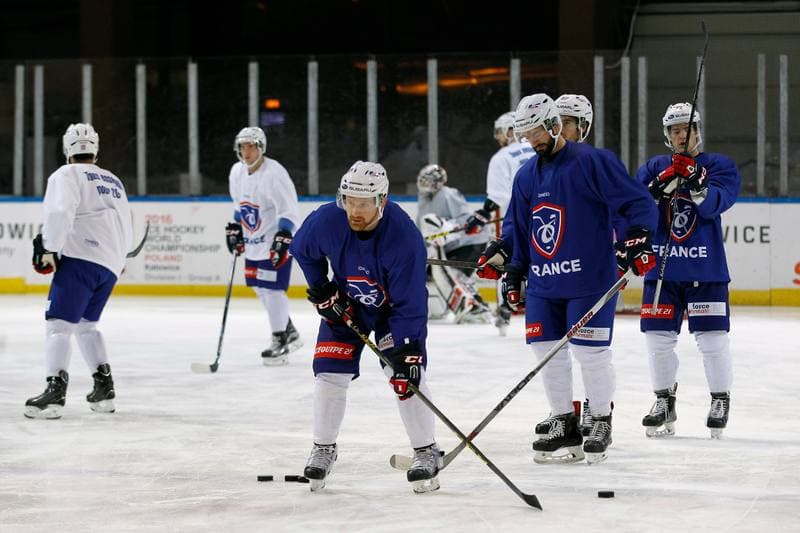 Ice Hockey. France. Training. 15.12.2015