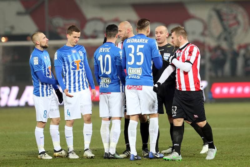 Football. Lotto Ekstraklasa. Cracovia Krakow - Lech Poznan. 17.12.2016
