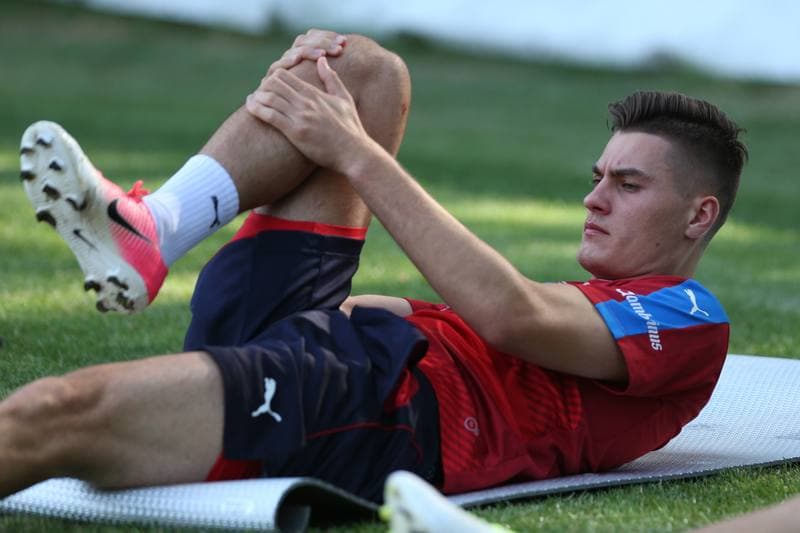 Football. Czech Republic. Training. 15.06.2017