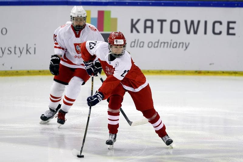 Ice Hockey. U18 Women's World Championship. Poland - Denmark. 08.01.2017