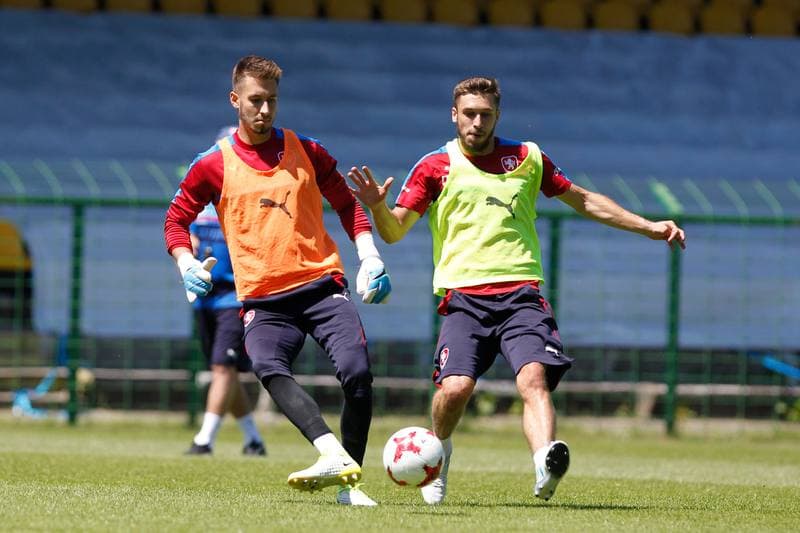 Football. Czech Republic. Training. 22.06.2017