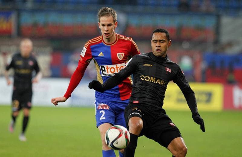 Football. PKO BP Ekstraklasa. Piast Gliwice - Cracovia Krakow. 05.12.2015