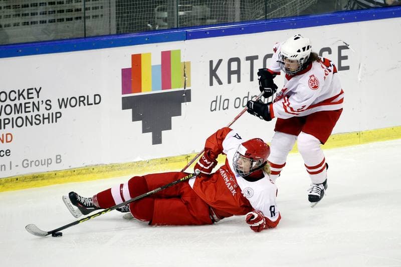 Ice Hockey. U18 Women's World Championship. Poland - Denmark. 08.01.2017