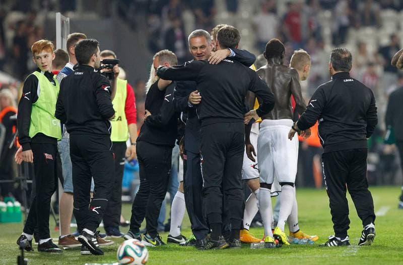 Football. T-Mobile Ekstraklasa. Cracovia Krakow - Ruch Chorzow. 02.06.2015
