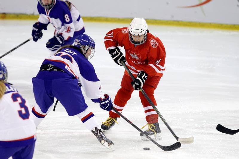 Ice Hockey. U18 Women's World Championship. Poland - Great Britain. 11.01.2017
