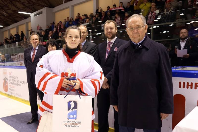 Ice Hockey. U18 Women's World Championship. Poland - China. 14.01.2017