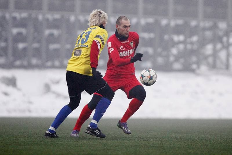 Football. Sparing. Zaglebie Sosnowiec - BKS Stal Bielsko-Biala. 01.02.2017