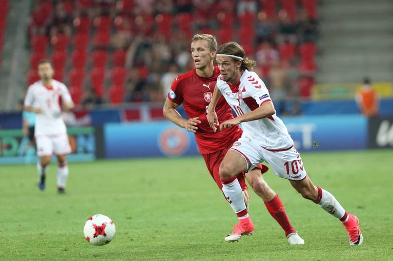 Football. UEFA European U21 Championship. Czech Republic - Denmark. 24.06.2017