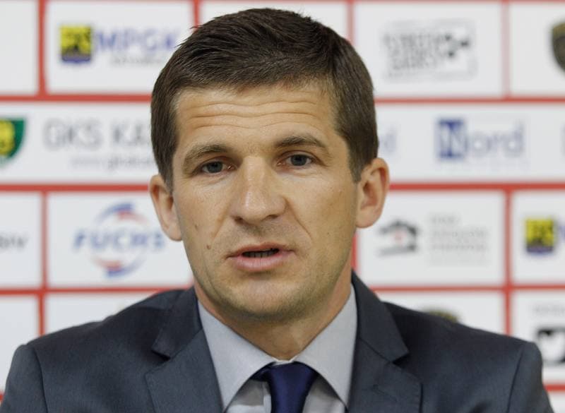 Football. GKS Katowice. Press Conference. 22.06.2015