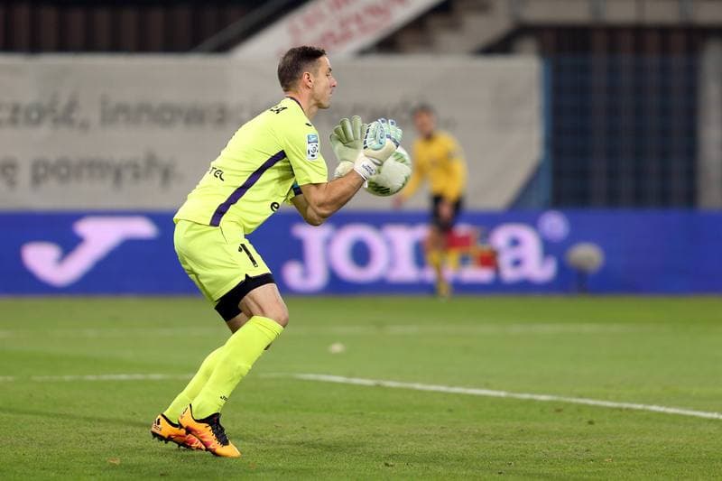 Football. Lotto Ekstraklasa. Piast Gliwice - Cracovia Krakow. 18.11.2016