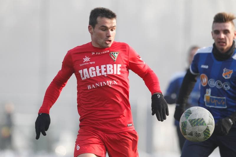 Football. Sparing. Zaglebie Sosnowiec - Odra Opole. 28.01.2017