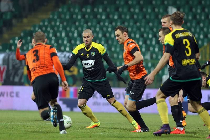 Football. I Liga. GKS Katowice - Chrobry Glogow. 26.11.2016