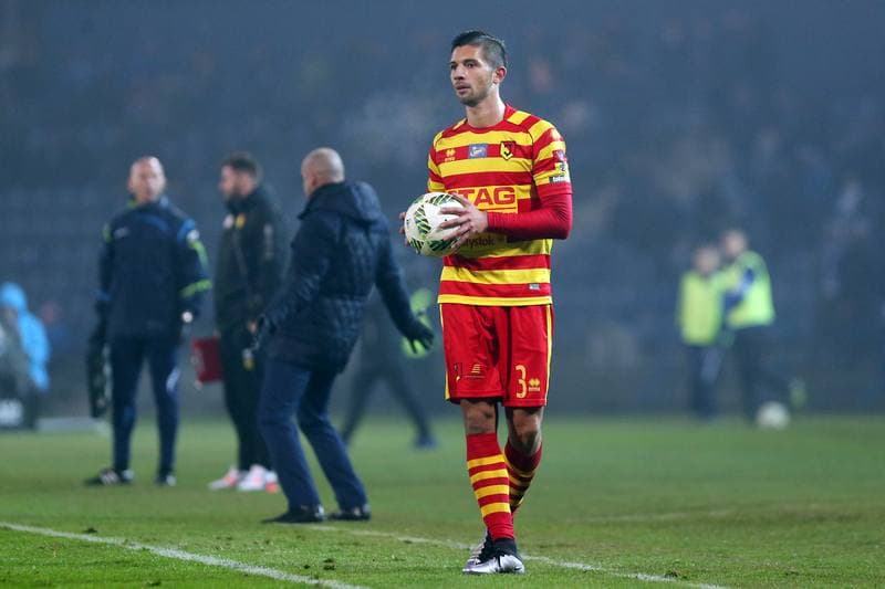 Football. Lotto Ekstraklasa. Ruch Chorzow - Jagiellonia Bialystok. 26.11.2016