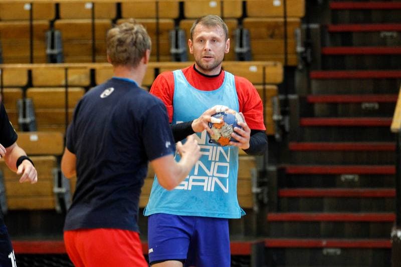 Handball. Gornik Zabrze. Training. 10.07.2017