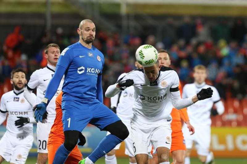 Football. Lotto Ekstraklasa. Bruk-Bet Termalica Nieciecza - Zaglebie Lubin. 02.12.2016