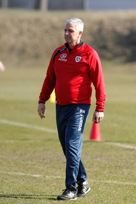 Football. Piast Gliwice. Training. 08.03.2017