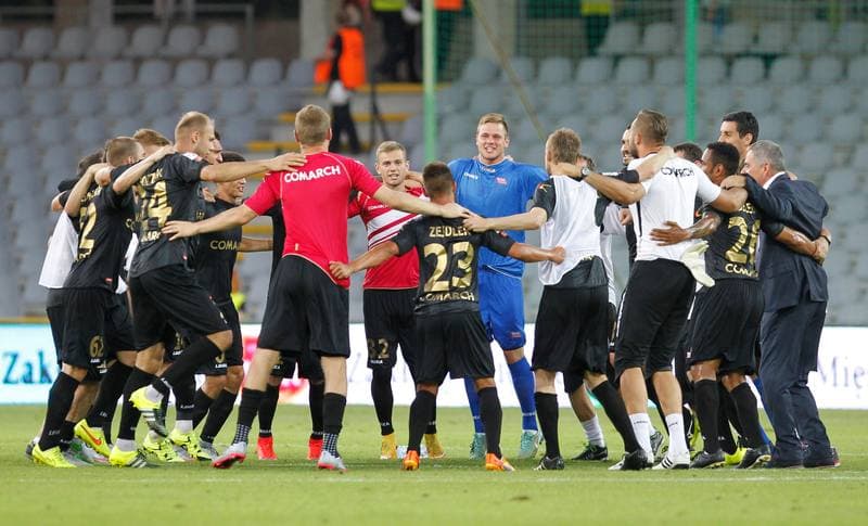 Football. PKO BP Ekstraklasa. Korona Kielce - Cracovia Krakow. 14.08.2015
