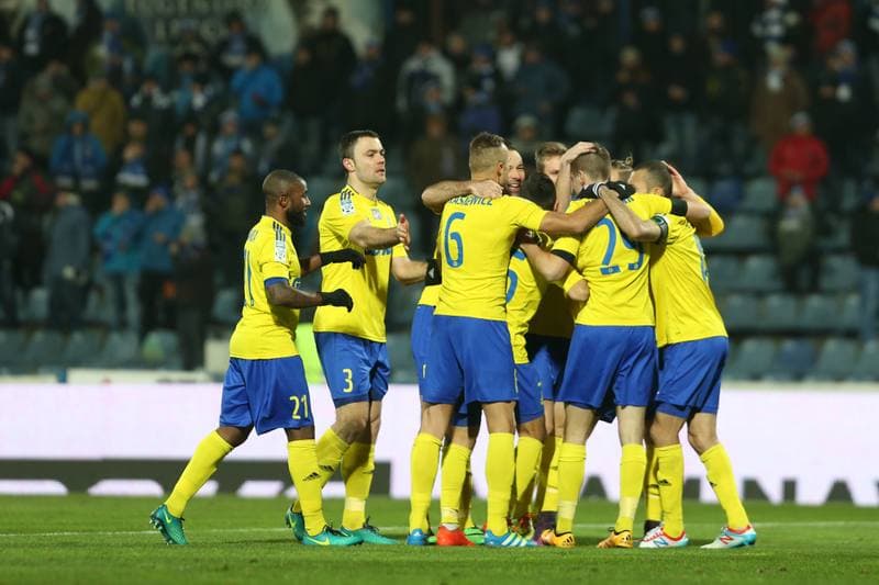 Football. Lotto Ekstraklasa. Ruch Chorzow - Arka Gdynia. 05.12.2016