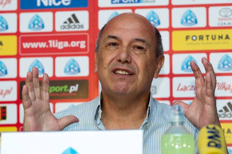 Football. Ruch Chorzow. Press Conference. 11.09.2017