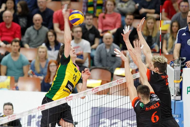 Volleyball. PlusLiga. GKS Katowice - Jastrzebski Wegiel. 28.03.2017