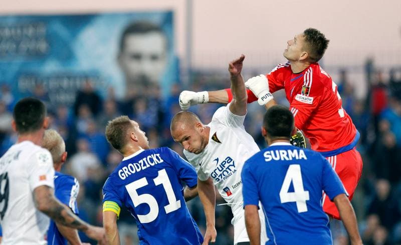 Football. T-Mobile Ekstraklasa. Ruch Chorzow - Pogon Szczecin. 06.03.2015