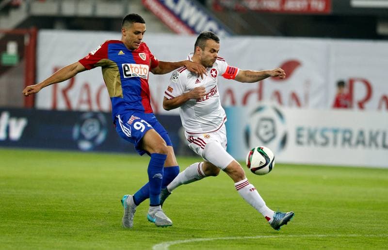 Football. PKO BP Ekstraklasa. Piast Gliwice - Wisla Krakow. 03.10.2015