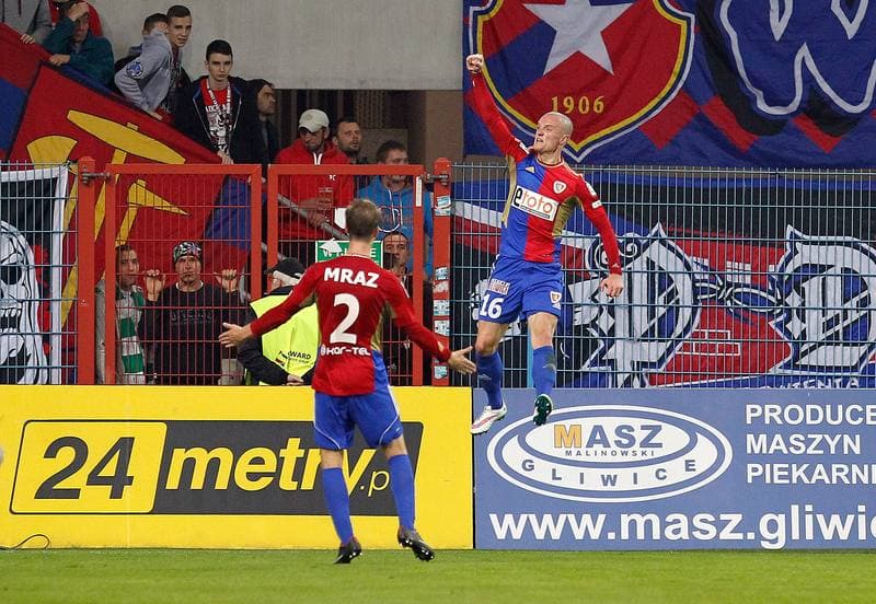 Football. PKO BP Ekstraklasa. Piast Gliwice - Wisla Krakow. 03.10.2015