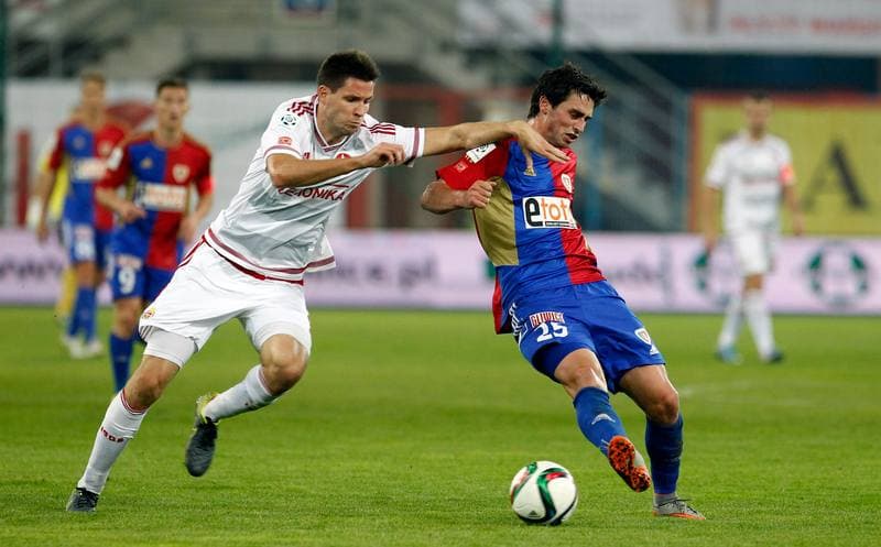 Football. PKO BP Ekstraklasa. Piast Gliwice - Wisla Krakow. 03.10.2015