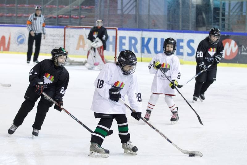 Ice Hockey. Girls Global Game. White Team - Black Team. 18.02.2017
