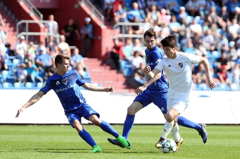 Football. Fortuna Narodni Liga. Banik Ostrava - FC Vlasim. 02.04.2017