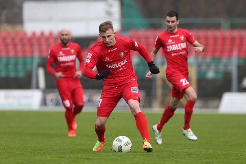 Football. Zaglebie Sosnowiec. Internal Game. 18.02.2017