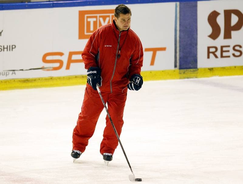 Ice Hockey. Poland national team. Training. 04.11.2015