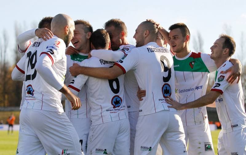 Football. I Liga. Zaglebie Sosnowiec - Chrobry Glogow. 08.11.2015