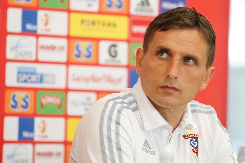 Football. Gornik Zabrze. Press Conference. 15.05.2017